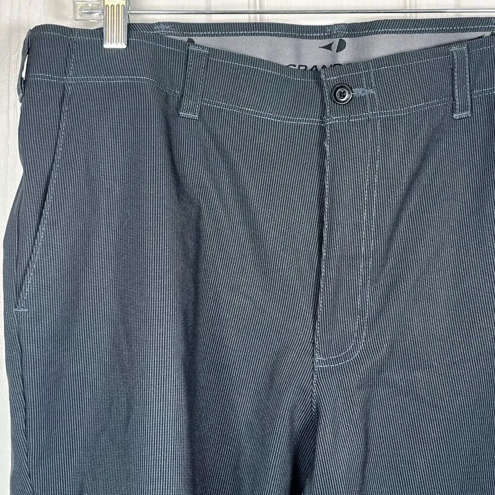 Grand Slam Performance Gray Golf Shorts Sz 36 NWT Dry Wick UPF 50 Sports